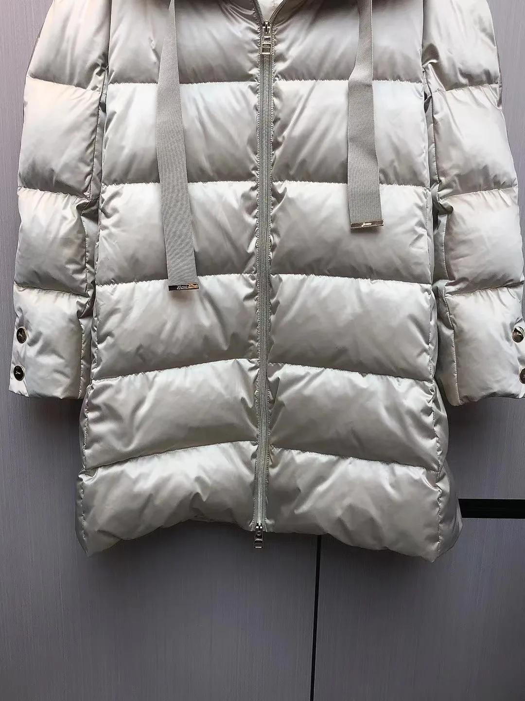 2025H نمط جديد سستة الياقة المدورة هوديي الرباط سترة أنيقة للتنقل سترة طويلة أسفل #5