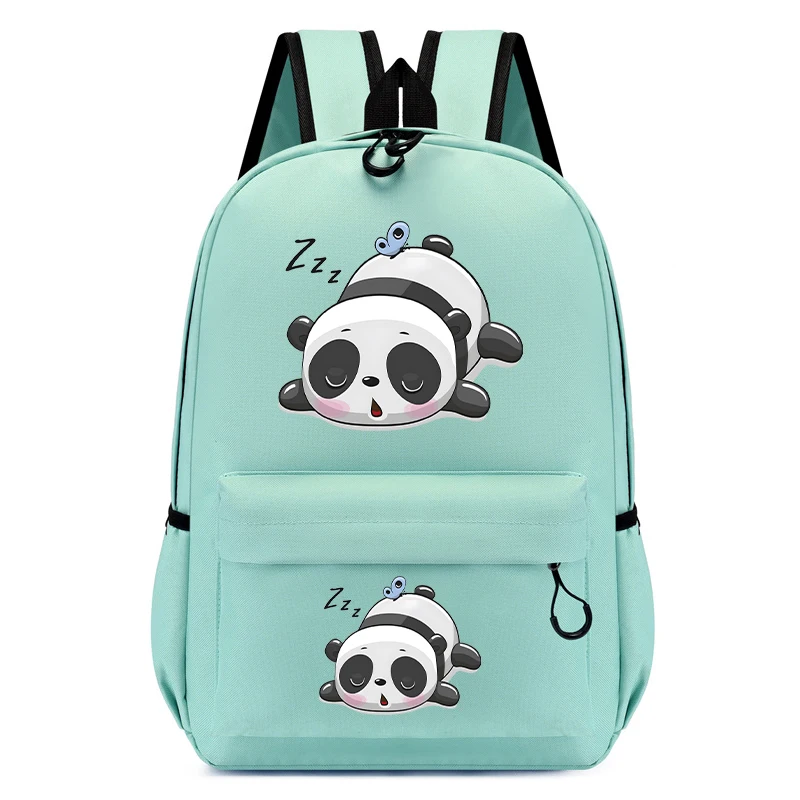 Sleeping Panda Children School Bags for Girls Boy Children Backpacks Kindergarten Cute Animal Kids Backpack for 2-5 Years Bags