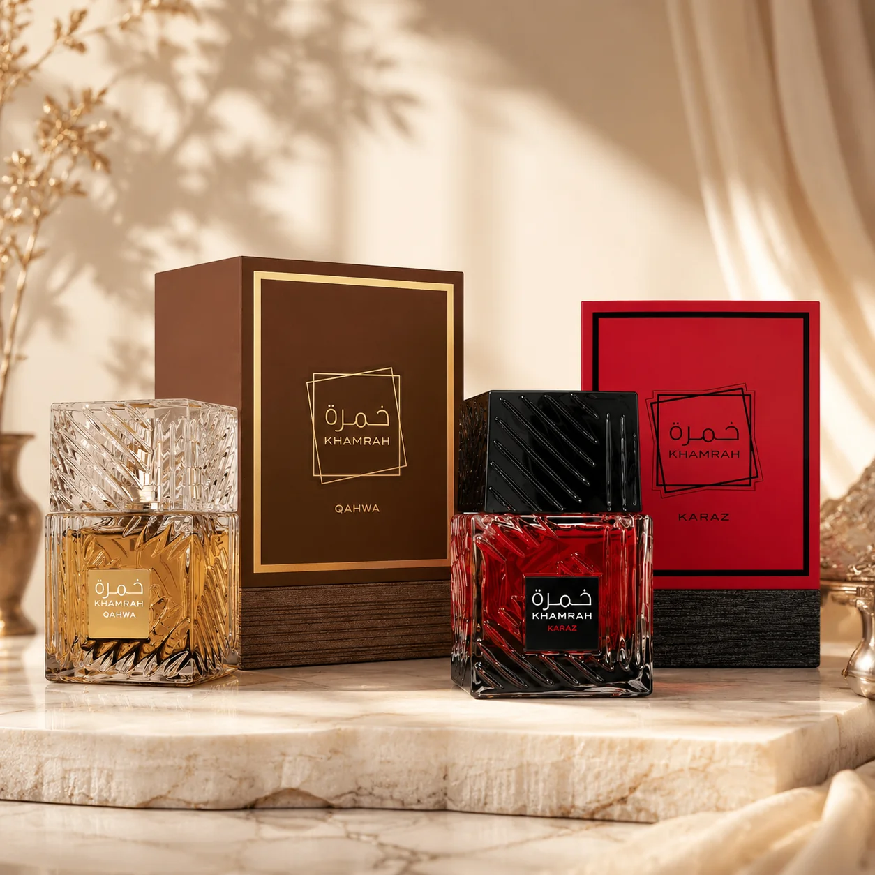 Perfume Fragrance Kit - Set Parfum Unisex Khamrah, Qahwa +