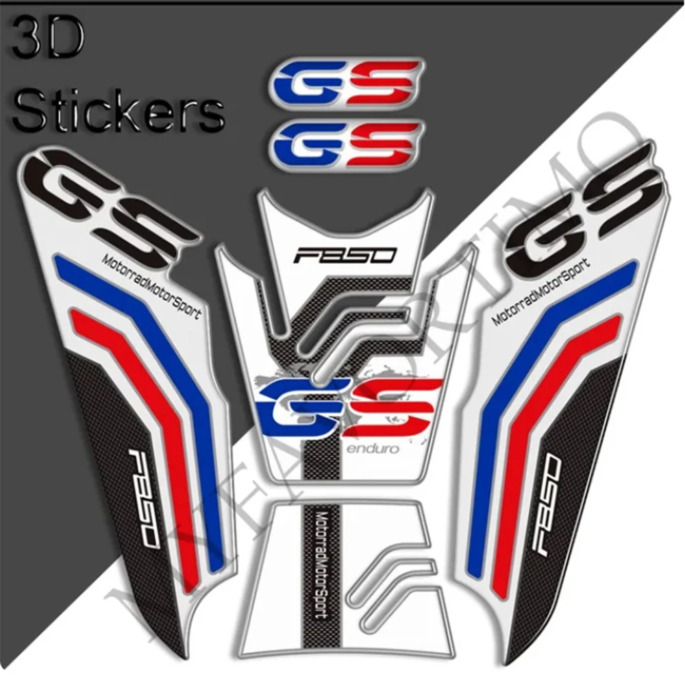 

2019 2020 2021 2022 2023 Stickers Decals Protection Tank Pad Side Grips Gas Fuel Oil Kit Knee For BMW F850GS F 850 GS F850