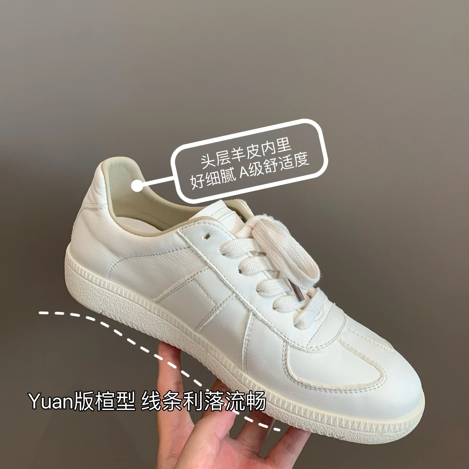 

2025 Новые универсальные повседневные белые кроссовки для женщин | Модные туфли на плоской подошве из натуральной кожи