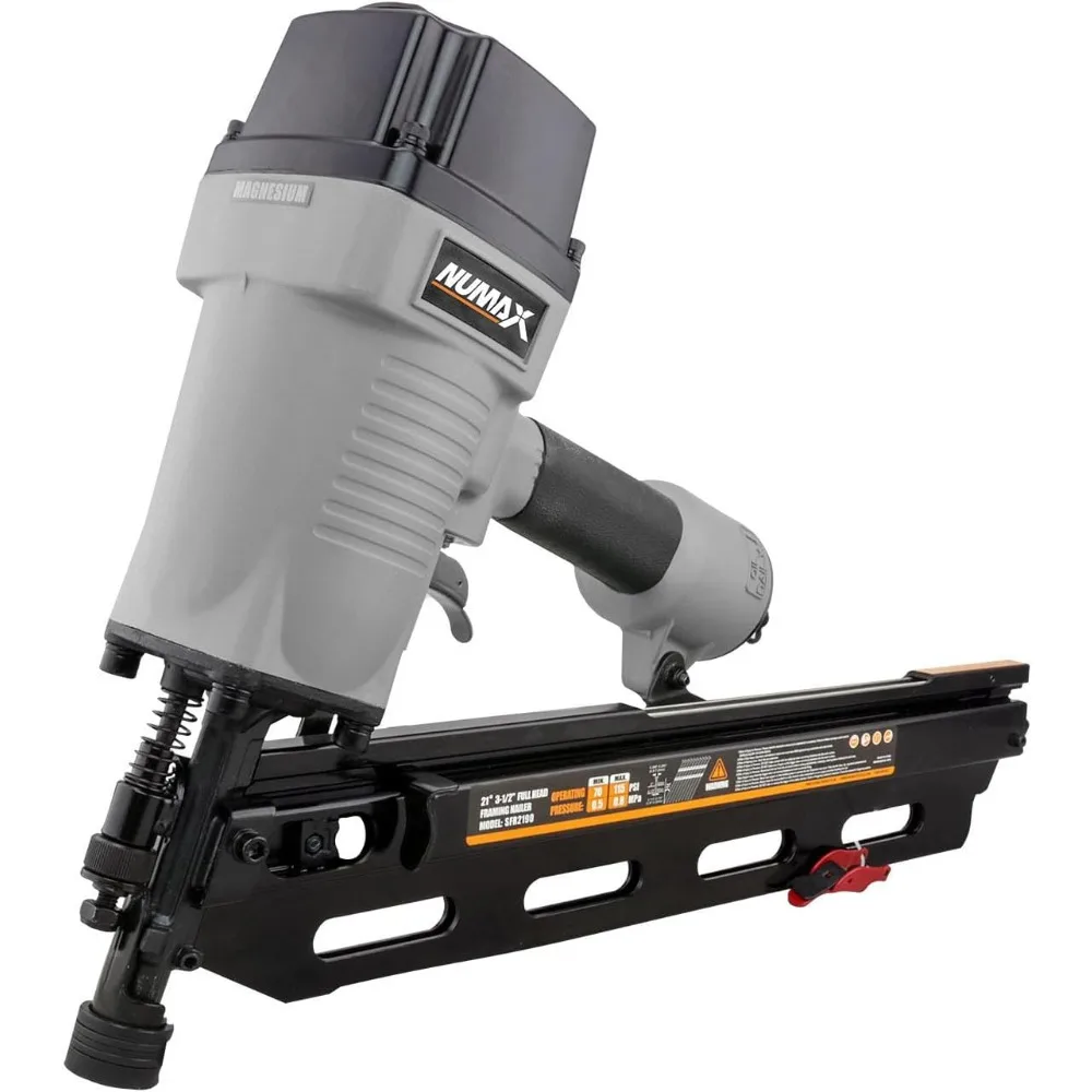 

NuMax SFR2190 Pneumatic 21 Degree 3-1/2" Framing Nailer