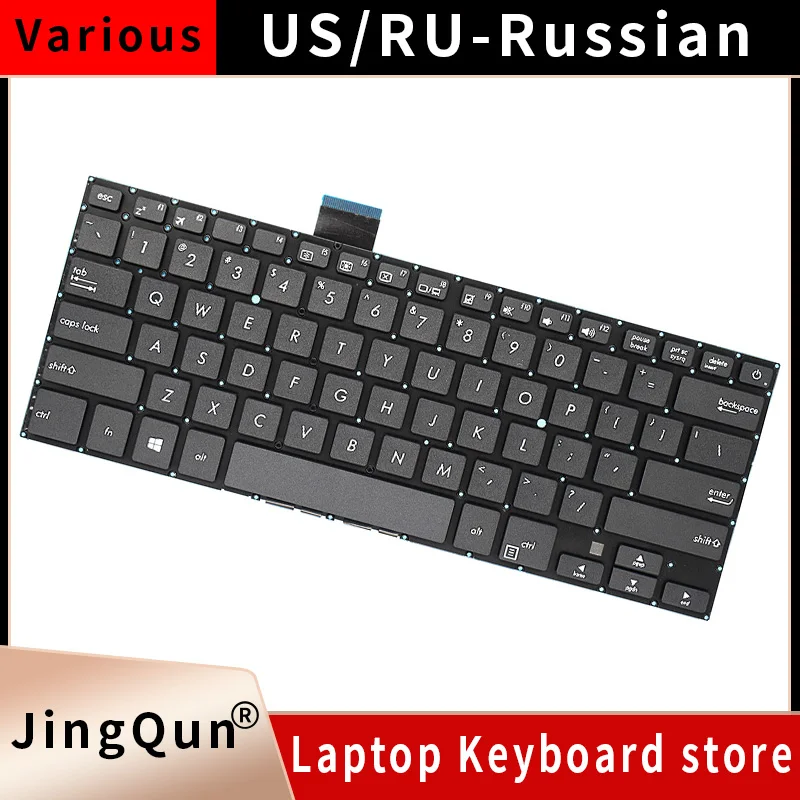 New US/RU/SP/BR for ASUS Vivobook 14 X405 X405U X405UA X405UQ X405UR S4000U 0KNB0-F120US00 AEXKDU000 9Z.NDASQ.201 NSK-WJ201
