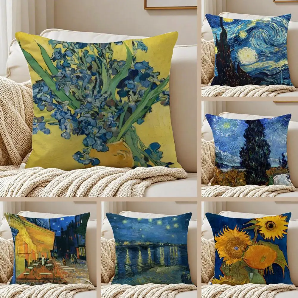 Post Impressionism V-Vincent Willem van Gogh Cushion Cover P