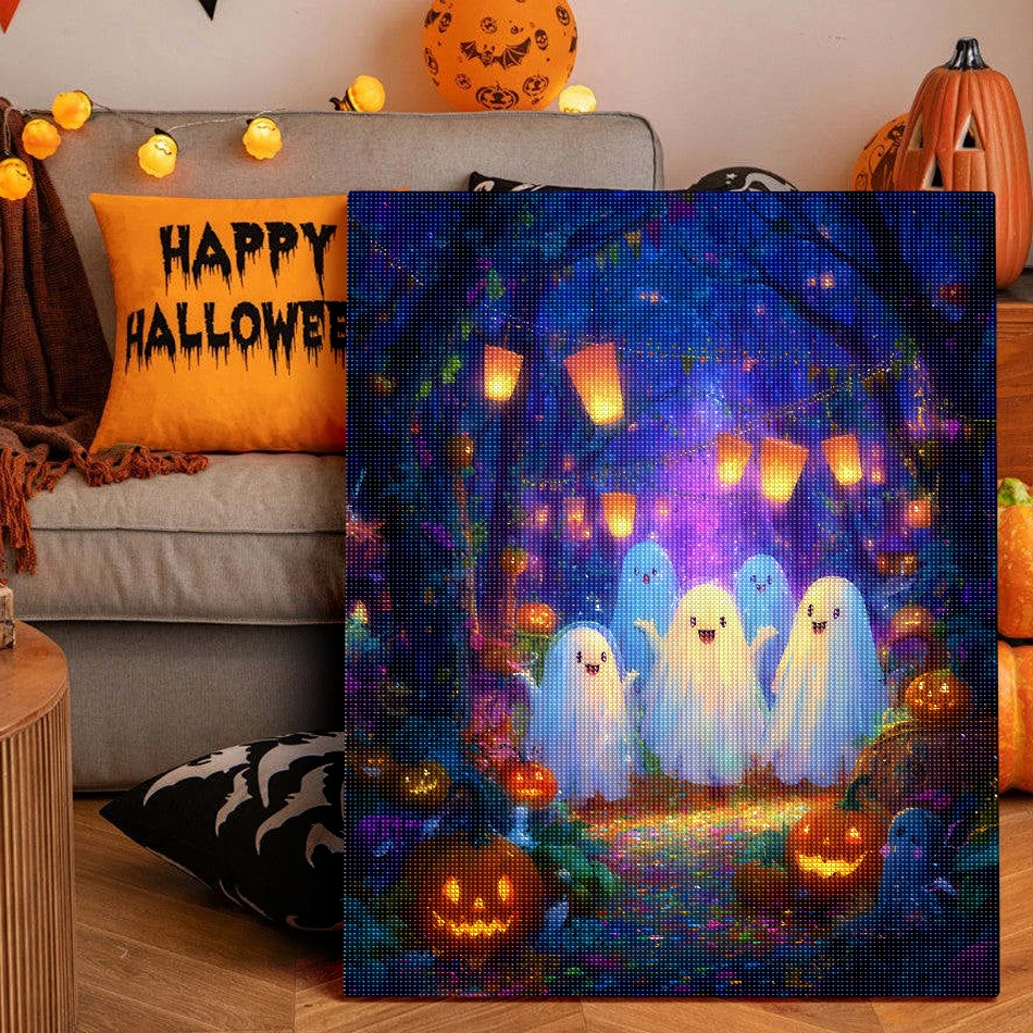5D Diamant Malerei Wald Geist Familie Halloween Geschenk Diamant Mosaik Kreuzstich Kit Stickerei Strass Home Decor
