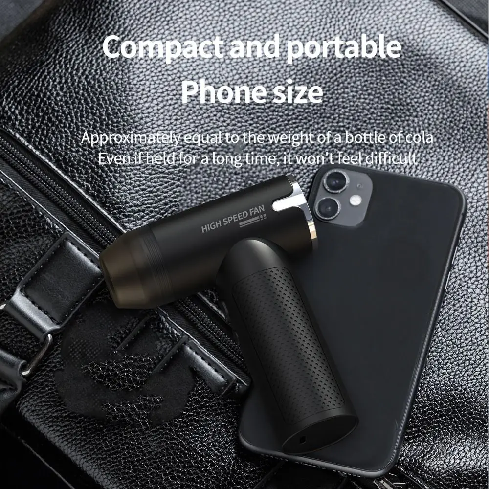 

Brushless Motor Handheld High-speed Fan Variable Speed Powerful Airflow Turbo Air Blower High Power Rechargeable