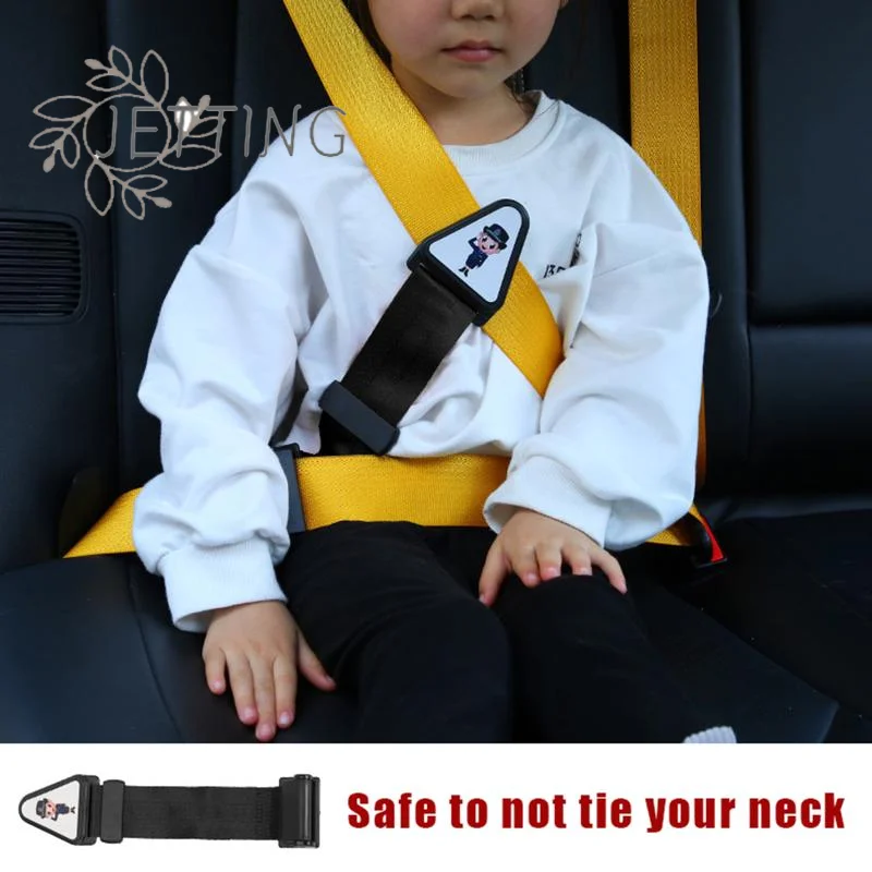 Hot Easy-to-use Polyester Youth Safety Restraints Adjustable Children's Car Seat Belts Anti-snag Harnesses With Neck Protection
