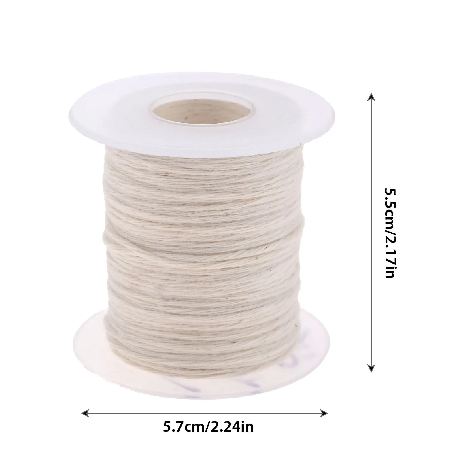 1 Spool of Unwaxed Cotton Nature Candle Wicks Candle Wax Core 61m X 1mm for Candle Making Craft DIY Candles Wicks Supplies