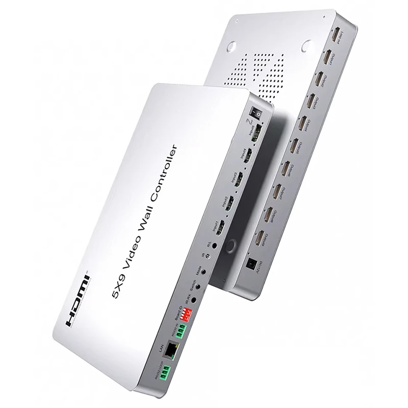 HDMI 2.0 5x9 splicer TV wall splicing screen controller 4K HD 3x3 2x2 vertical screen splicing device screen divider