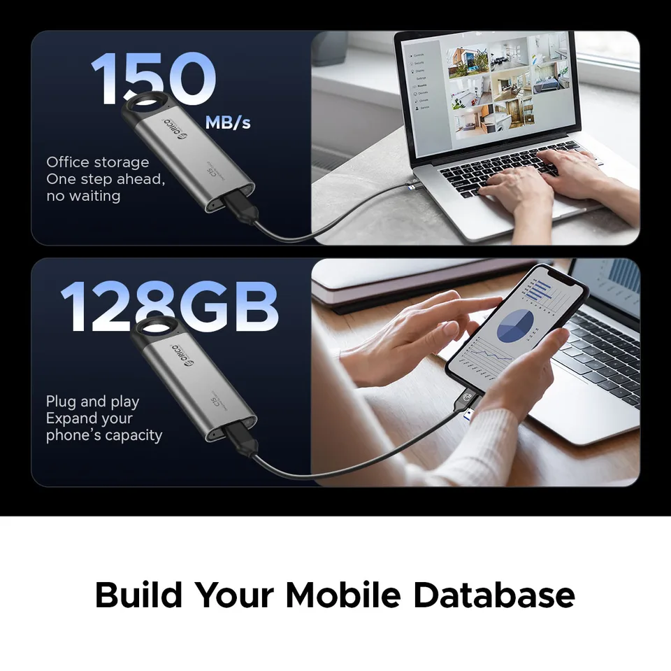 ORICO 1TB Portable SSD 1050MB/s USB-C