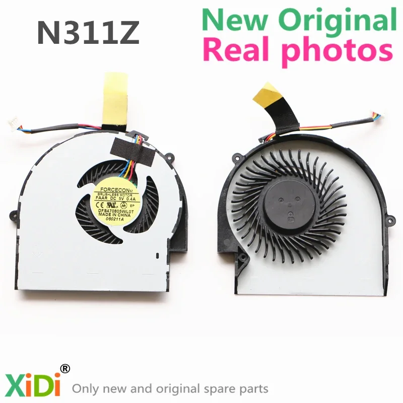 NEW CPU COOLING FAN FOR DELL N311Z CPU COOLING FAN DFS470805WL0T FAAR DC5V 0.4A