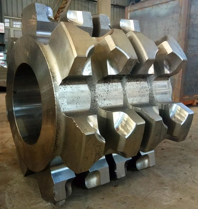 Mining Conveyer Custom Large Diameter Forged Steel Transmission Sprocket Wheel