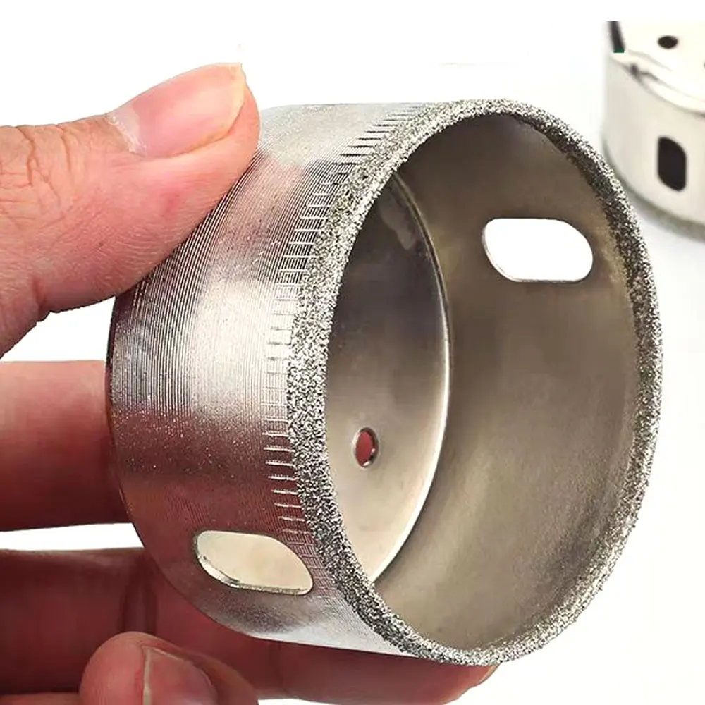 Binoax 65/70Mm Tráng Kim Cương Khoan Mũi Khoan Hơi Lỗ Thấy Core Đá Cẩm Thạch Kính Đá Hoa Cương Dụng Cụ