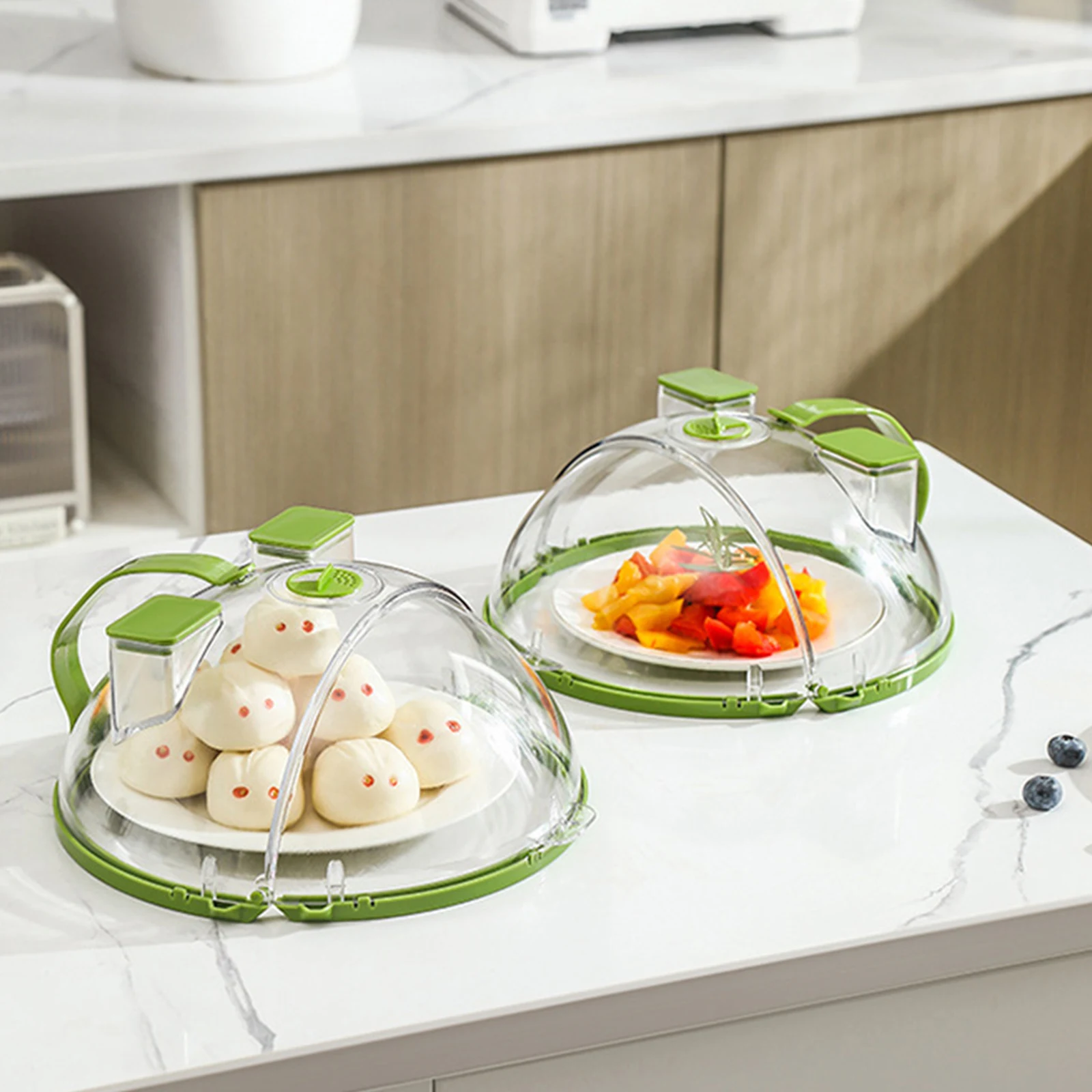 Microwave Cover for Food with Water Steamer Clear Microwave Lid with Handle and Vent Cookware Lid Kitchen Essentials Gadgets