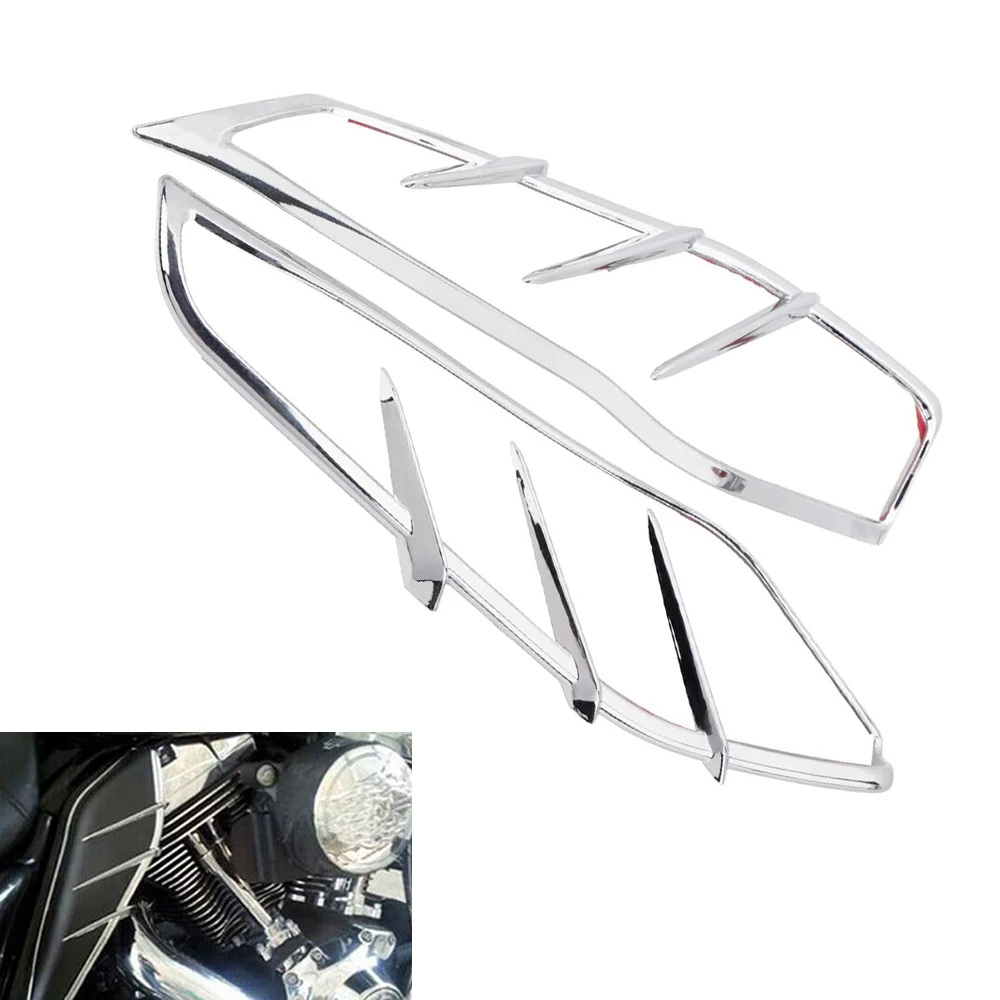 

Motorcycle Mid-Frame Air Deflector Shield Trim For Harley Touring Electra Street Tri Glide Road King Ultra Limited 2009-2016