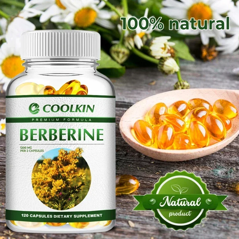 

Premium Berberine Supplement - Improve Blood Circulation, Promotes Cardiovascular and Gastrointestinal Health, Boost Immunity