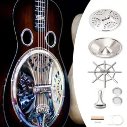 Accessory Guitar Replacement Parts Wood Compact Universal Wear-resistant Resonator Cone Saddle Set