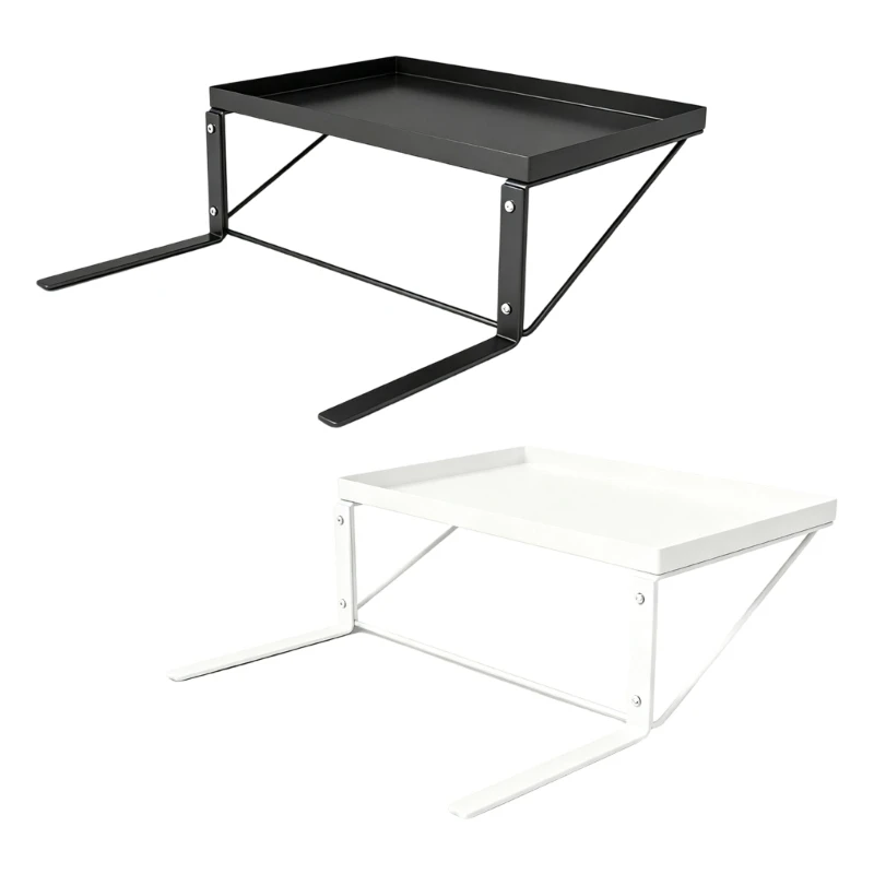Carbon Steel Tray Shelf with Raised for Bed Storage J0MC