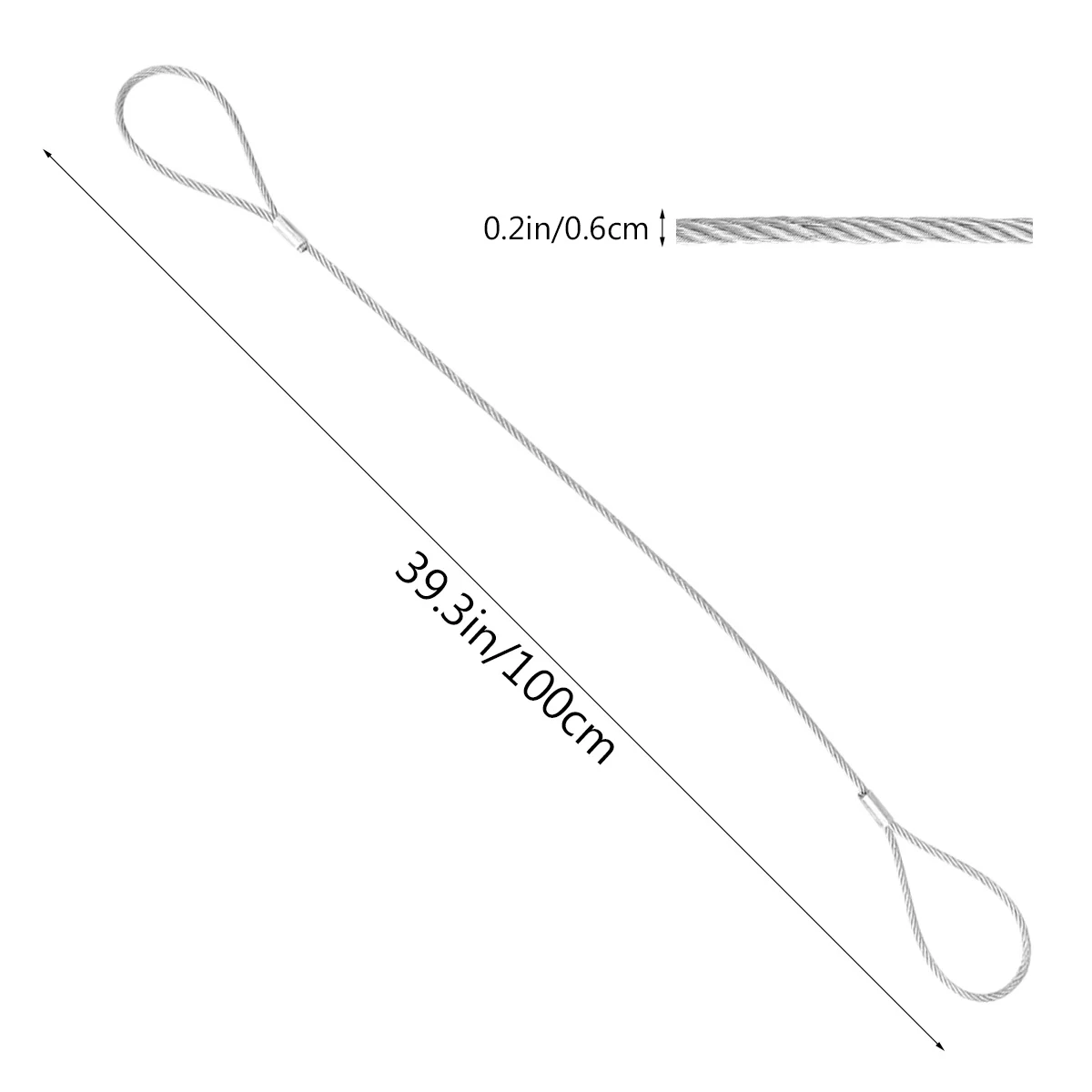 1 peça corda de fio de aço trançado 3mm cordão de cabo de segurança flexível resistente ao corte para proteção de equipamentos de palco vinil