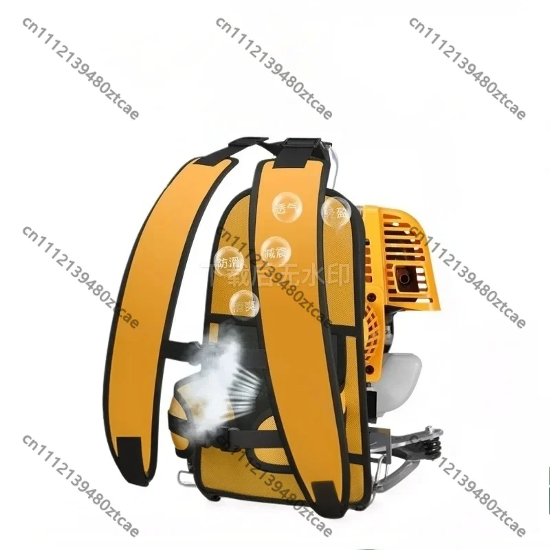 Backpack 4 Stroke Gas Brush Cutter, Multi-functional Grass Trimmer for Weeding & Soil Loosening