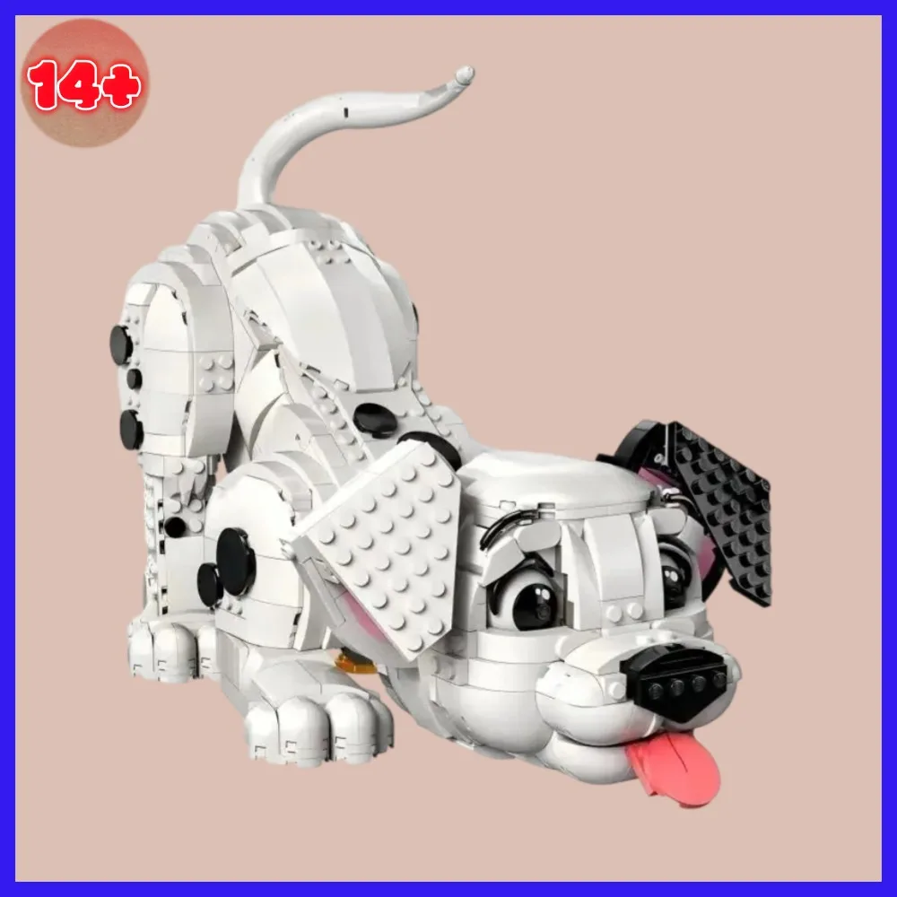 

1722 шт. подходит для 43269, пластиковые 101 собака, далматин, щенок, строительные блоки, кирпичи, популярный фильм, милая игрушка для домашних животных, Рождественский подарок для друзей