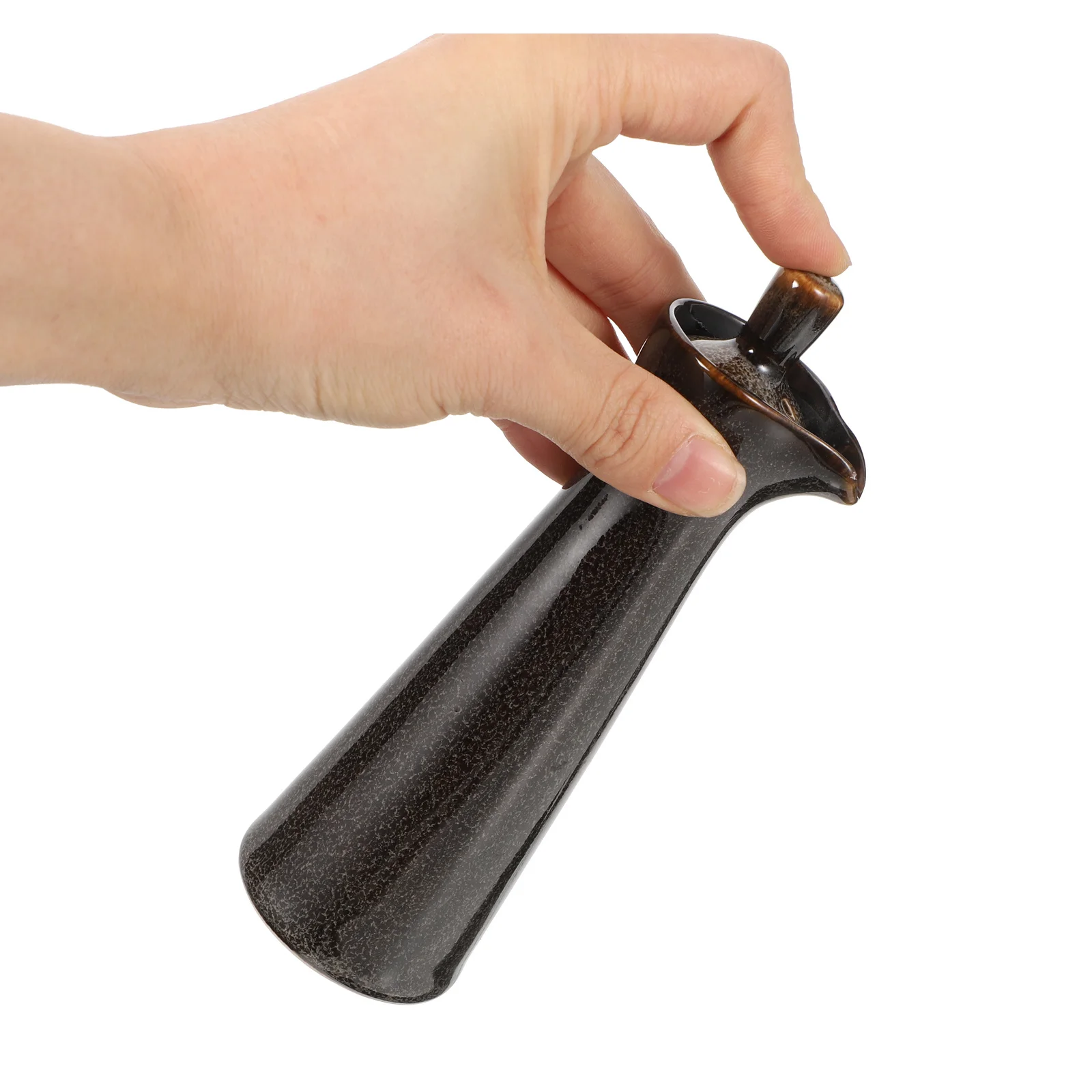 

Stylish Ceramic Condiment Bottle Japanese Style Seasoning Container Easy Refill Dishwasher Safe Home Restaurant