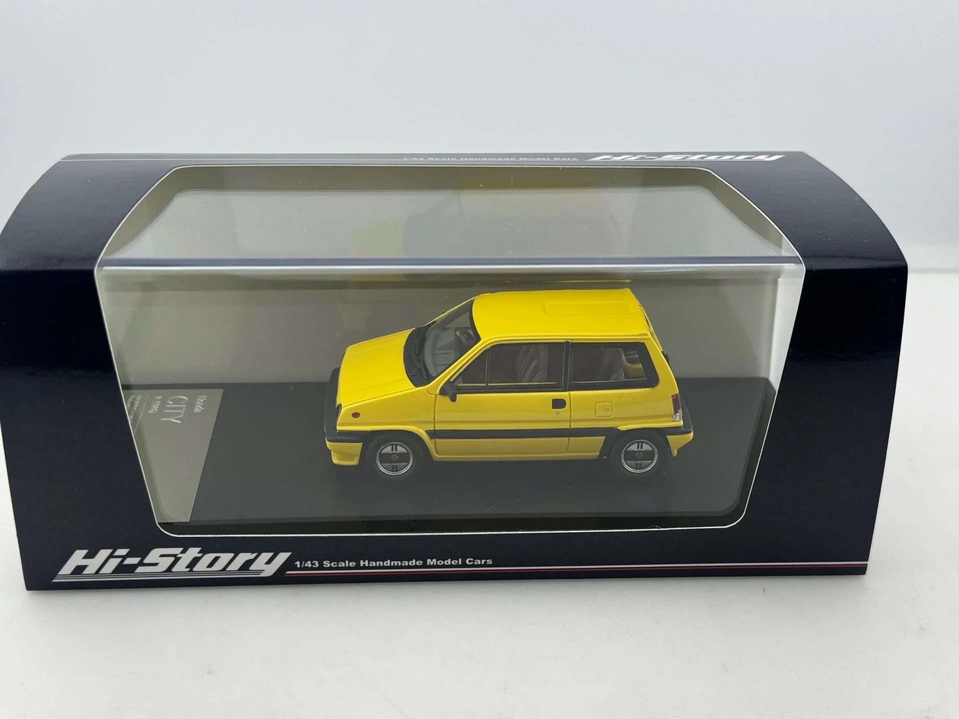 

Литая под давлением приветственная история масштаб 1/43 Honda City, модель автомобиля из смолы, Коллекционная игрушка, подарок, сувенир, демонстрационный орнамент