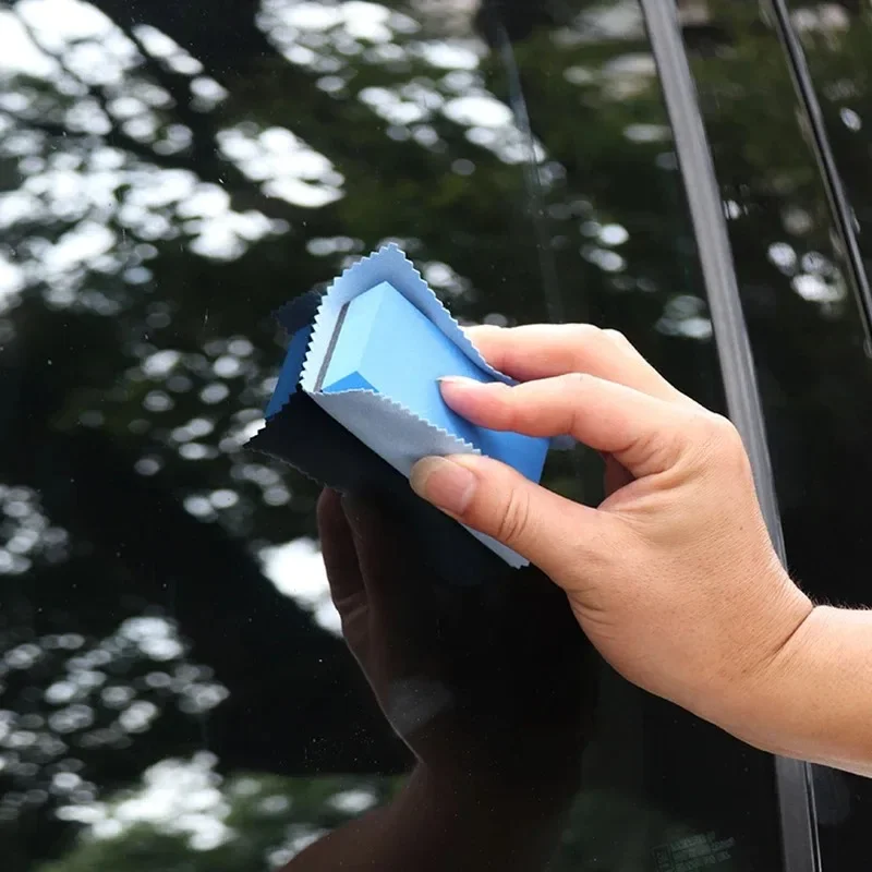 Ceramic Coating Applicator Kit – Blue Sponge & Microfiber Cloth for Car Wax, Nano Glass & Paint Protection image 5