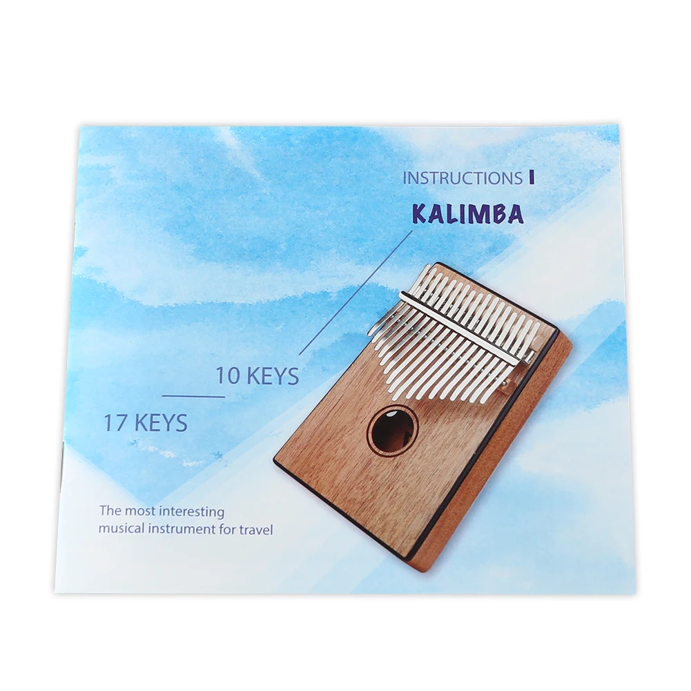 Thumb Piano Text Learning Book Instrument Kalimba Sheet Guide Music Lovers Playing Accessories for Kids Beginners