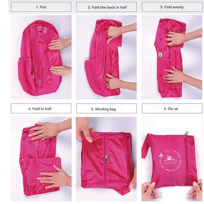 

Lightweight Folding Backpack Men's Ultralight Waterproof Backpack Women's Outdoor Travel Camping Hiking Cycling Backpack