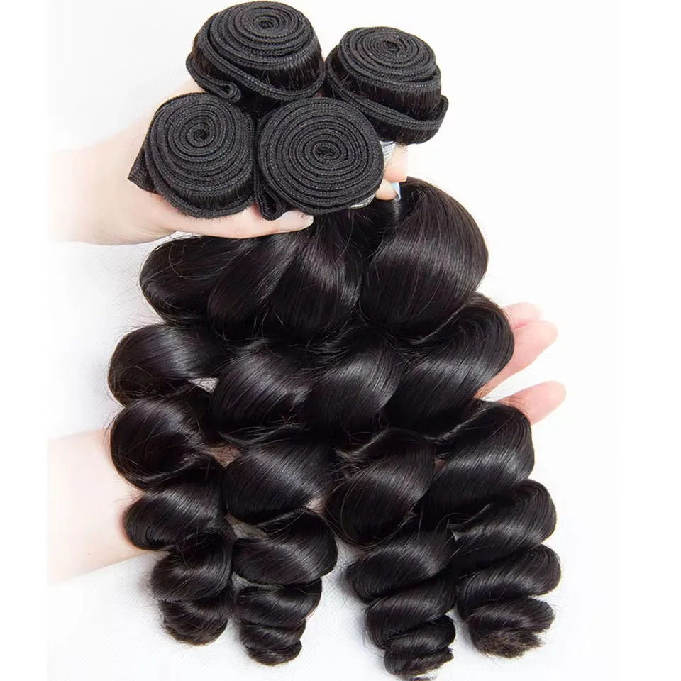 

Пучок свободных волн класса 12А, человеческие волосы, Малайзия, необработанные волосы Remy, пучок плетения волос, волна воды, двойной уток, наращивание волос, плетение волос