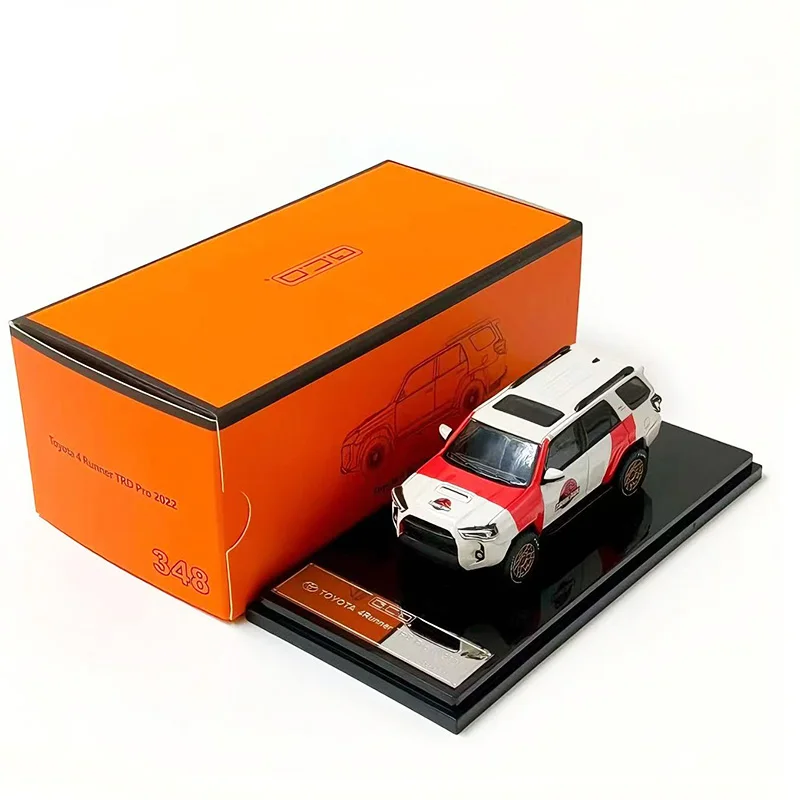 

GCD 1:64 Scale 4 Runner TRD Pro 2022 SUV Car Model Diecast Alloy Finished Product Simulation Toy Collection Gift Static Model