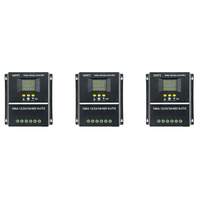 A63K-3X PWM 100A 12V 24V 36V 48V AUTO Solar Panel Charge Controller Solar PV Battery Charger With LCD MPPT Solar Controller