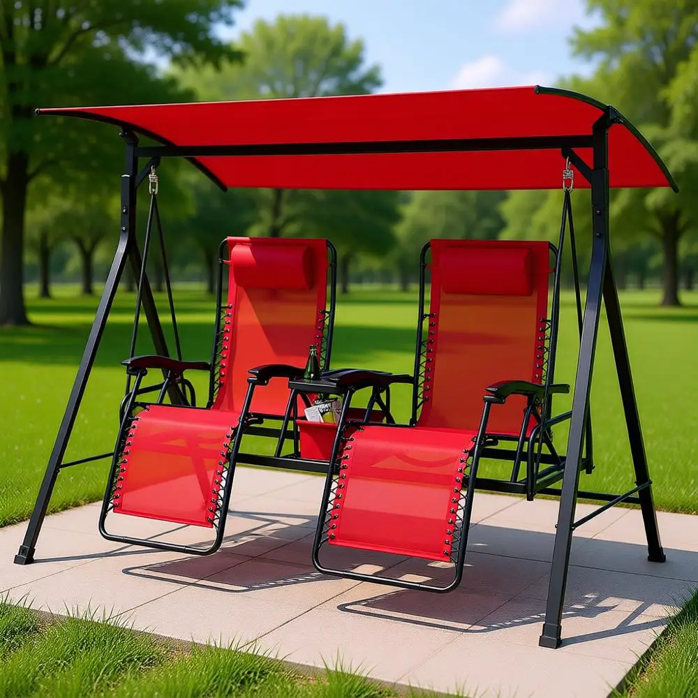

Red Replacement Top Cover for Big and Tall Bungee Swing