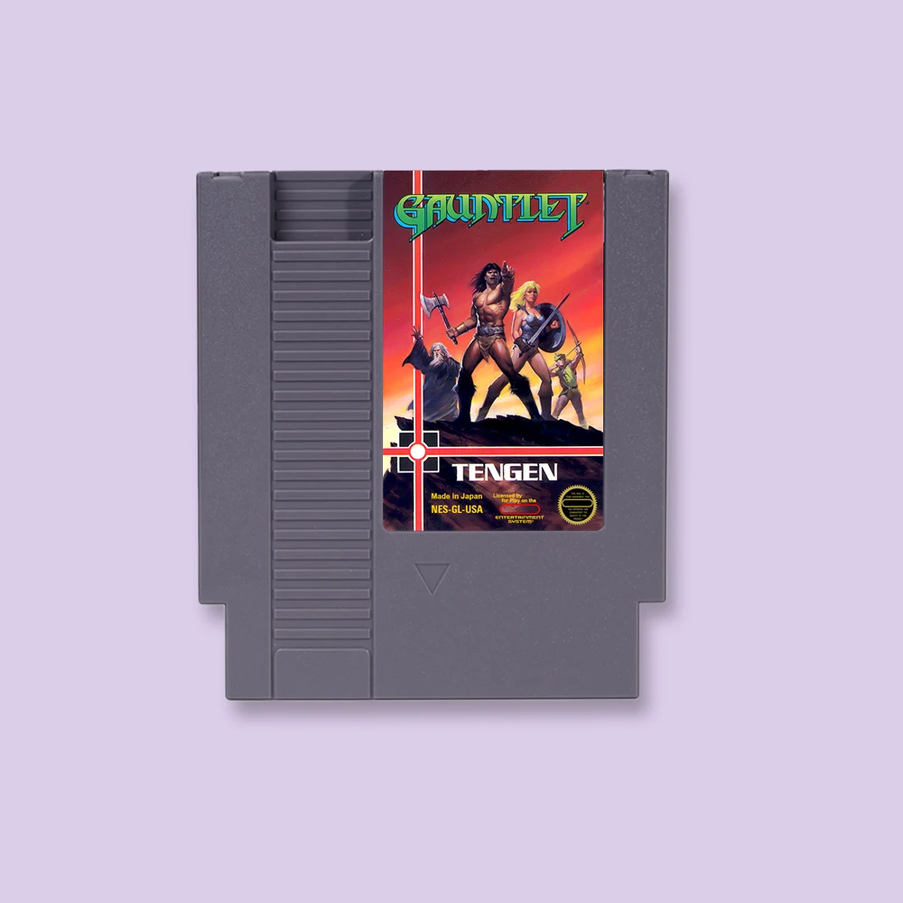 Gauntlet 1 2 Action Game Card for NES 72 Pins 8bit Console Video Game Cartridge