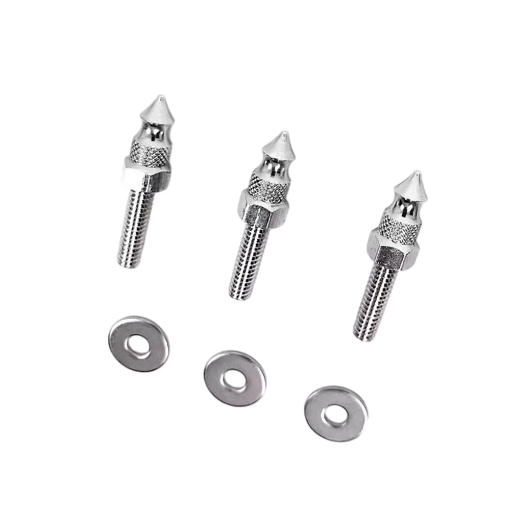 Stainless Steel Windshield Strip Screws 3pcs Compatible with Pre 2013 Touring Motorcycles Black Chrome Options