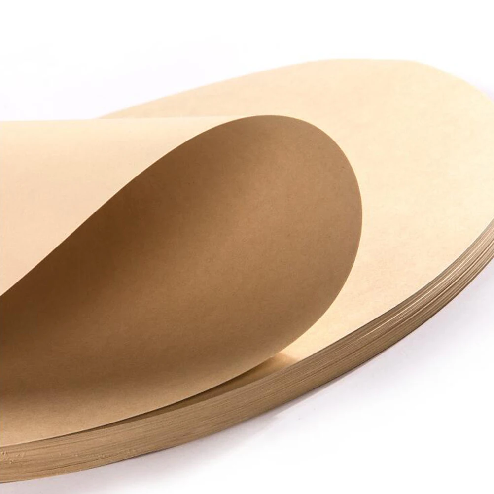 

36Cm Thick Round Kraft Sketch Durable Drawing Pads For Painting Supplies Artists Students Double Sided Smooth Edges