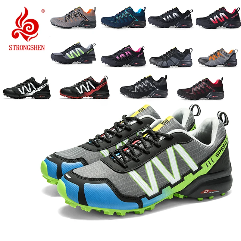 SMS 2020 New Men Shoes Sneakers Breathable Outdoor Mesh Hiking Shoes Casual Light Male Sport Shoes Comfortable Climbing Shoes