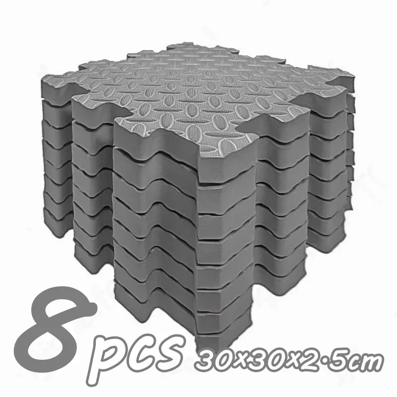 8 stks/2.5 cm Dikke Antislip Baby Kruipen Speelkleed Geluiddichte Puzzel Gym Mat voor Kinderkamer en Milieuvriendelijke Puzzel Mat