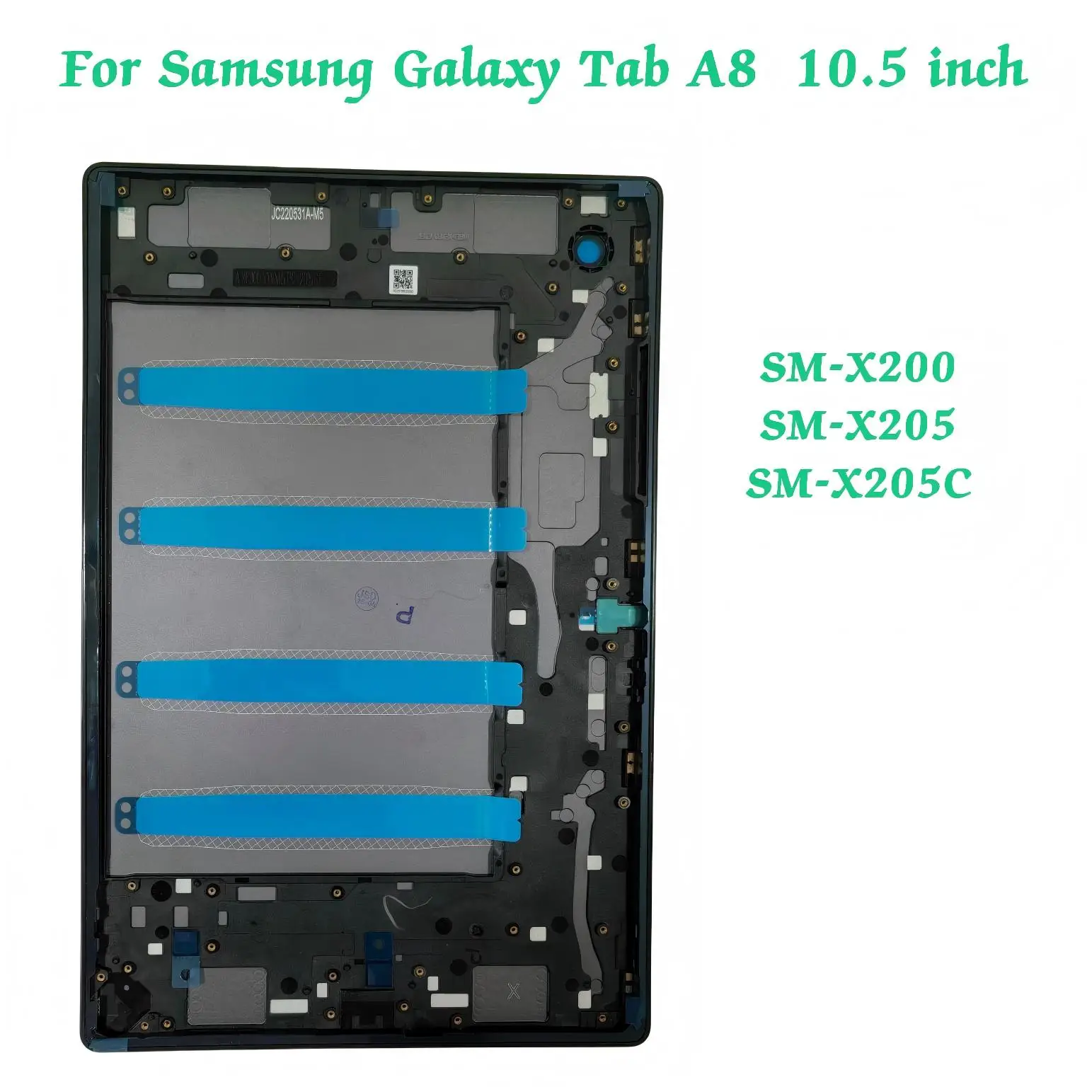 A+ Shell back For Samsung Galaxy Tab A8 10.5  SM-X200 SM-X205  SM-X205C Battery Cover Back Case Accessory Replacement