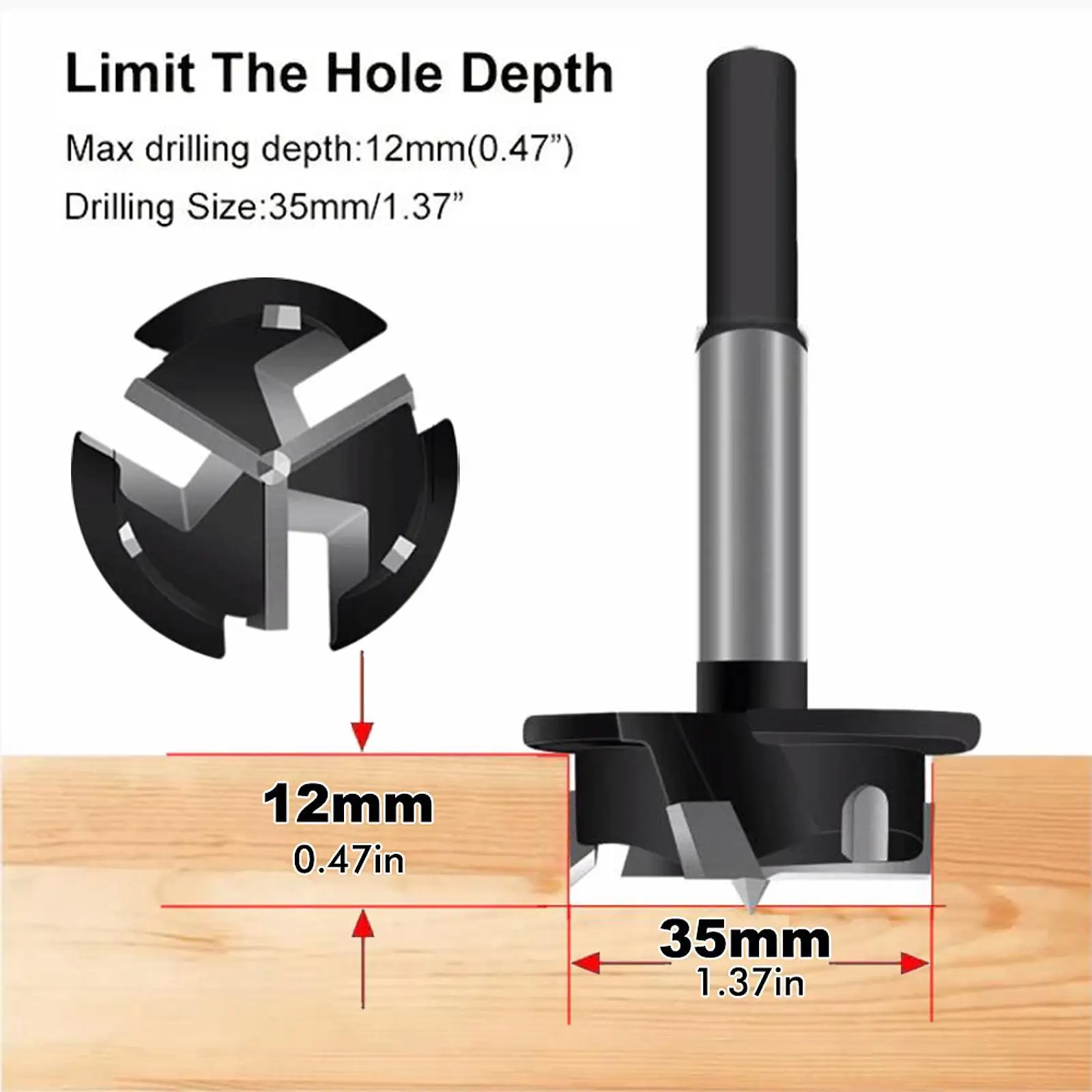 

35mm Hinge Drilling Jig Hole Guide Adjustable Cabinet Hinge Jig Drilling Hole Puncher for Installation Solid Wood Door Cabinet