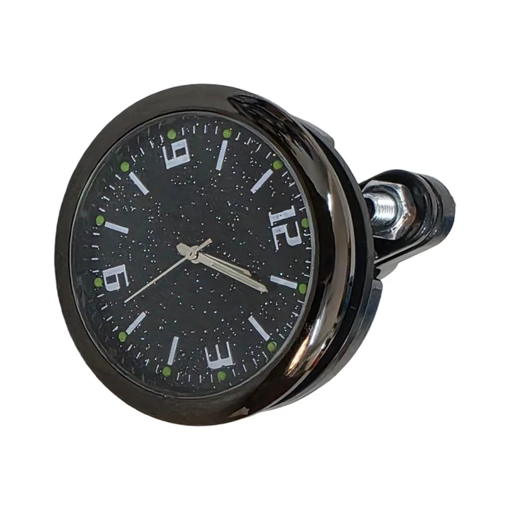 Round Handlebar Mount Clock Waterproof Watch 22/25mm For Motorcycle Handlebar Mount Round Clock Accessories