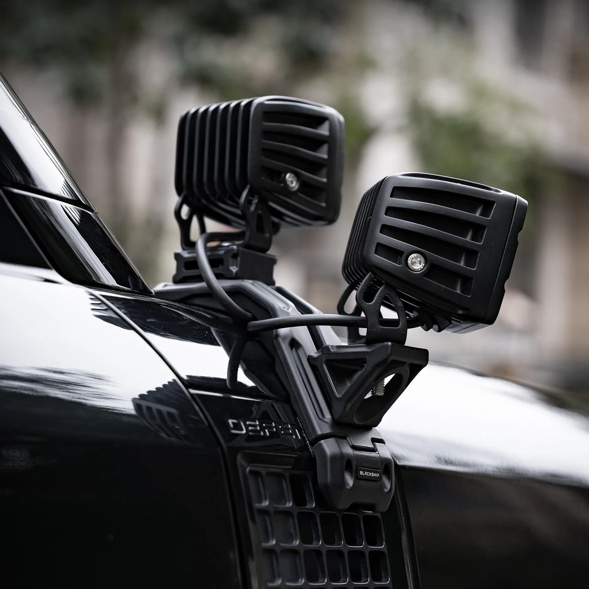 For Land Rover Defender Engine Hood A Pillar Spotlight Bracket Led Light Expansion Mount Off-road Auxiliary Light Accessories