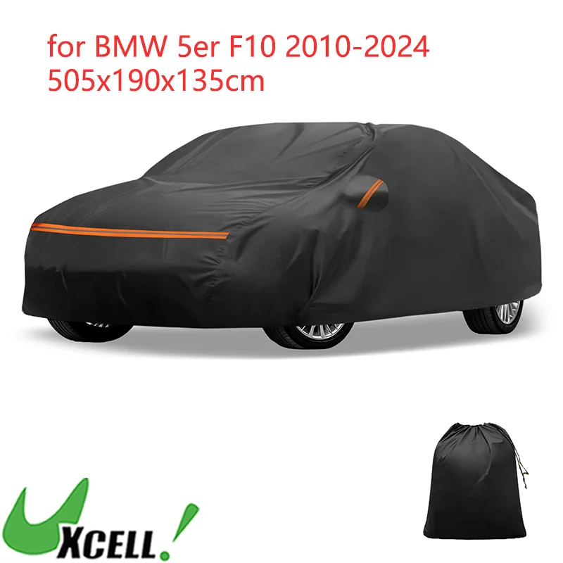 UXCELL Car Cover for BMW 5er F10/F11/G30/G31 2010-2024 PEVA Waterproof Full Car Cover All Weather Outdoor Car Cover