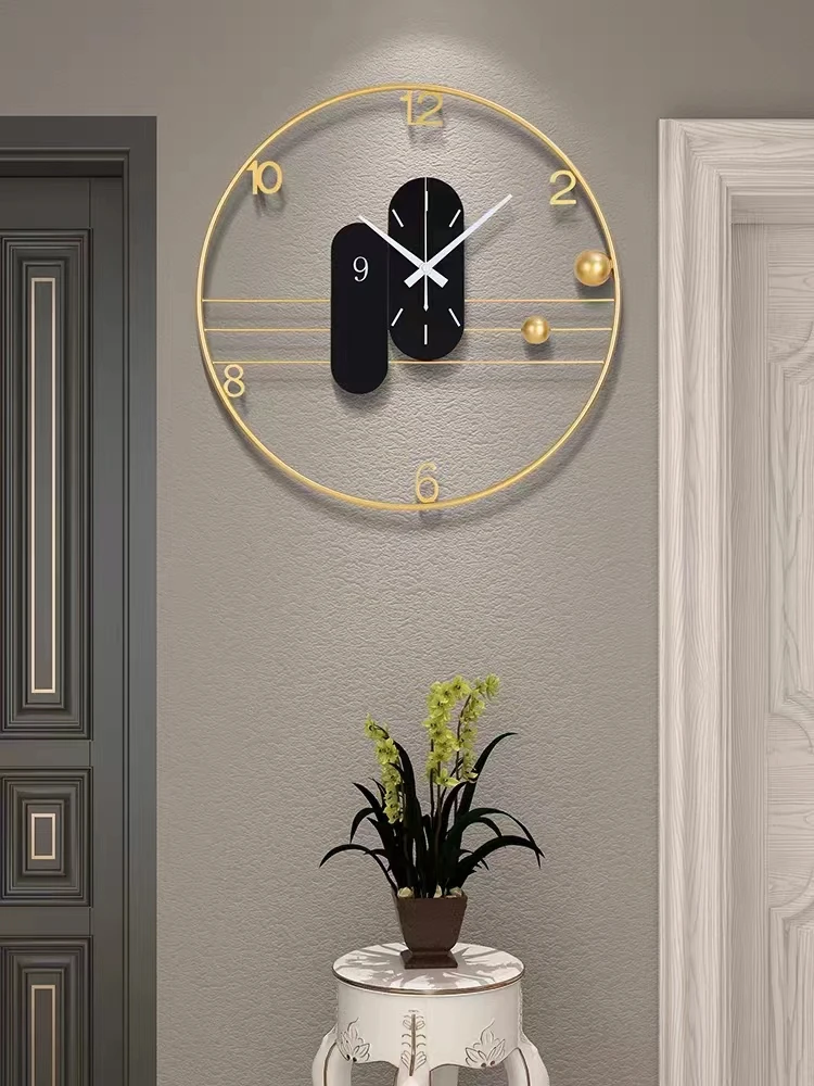 45cm Indoor Square White Wood Clocks Large Silent Pendulum Wall Clocks Modern Home Wall Decorative Art Clock for Living Room