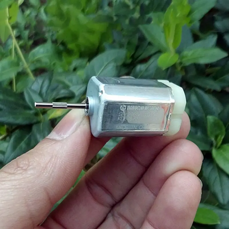 Six-pole Rotor High Torque Micro Motor Car Folding Mirrors DC12V 7200rpm Precision Square DC Motor with Precious Metal Brush
