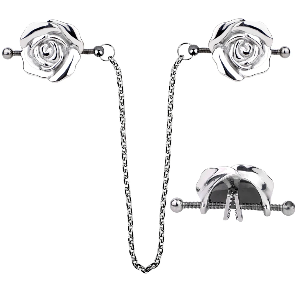 QKKQ Nipple Clamp Restraints Nipples Clip Teat Massage Breast Stimulation Pleasure BDSM Sex Toys For Couple Erotic Toy Sexy Shop
