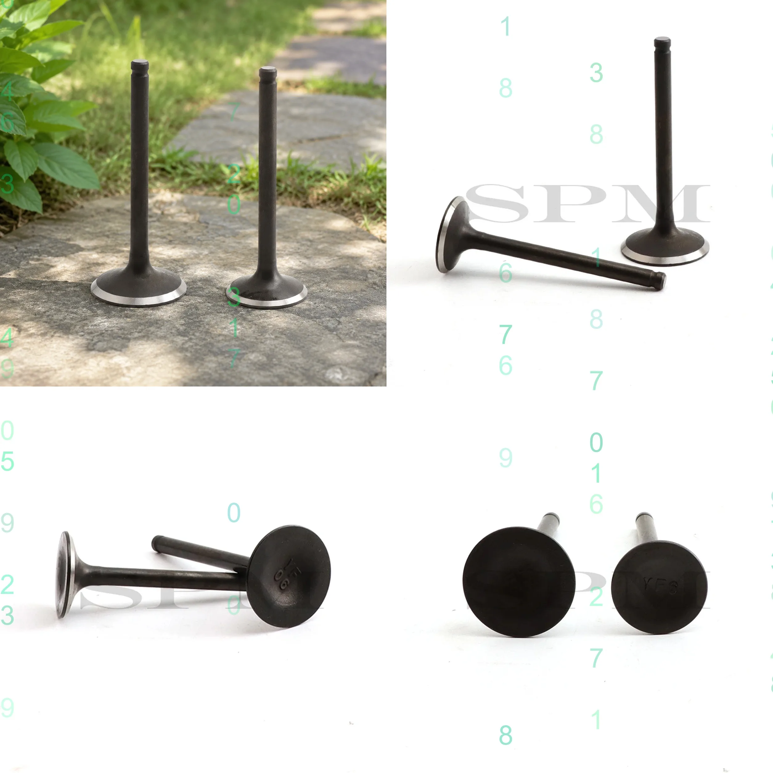 Motorcycle Horizontal Engine Intake Exhaust Stem Fit Lifan LF125cc 140cc 150cc Dirt Pit Bike ATV Buggy Quad