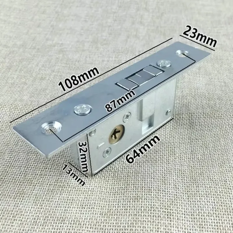 Invisible/Mortise lock,Pull gate Hook lock,Alloy lock body,For Framed glass door,strong, durable,Door hardware