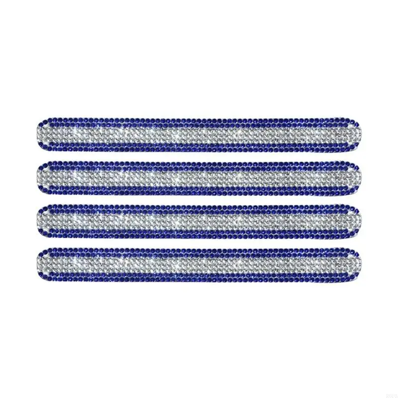 Car Door Handle Cup Cover Auto Exterior Door Handle Reflective Sticker Sparkling